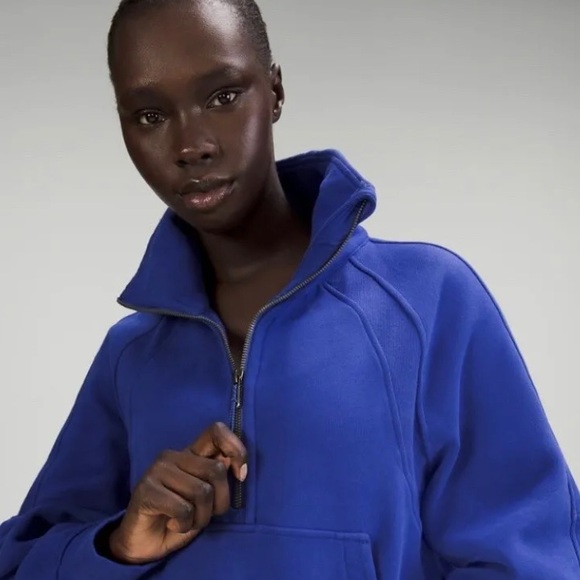 lululemon athletica Tops - Scuba Oversized Funnel Neck Half In PSYCHIC